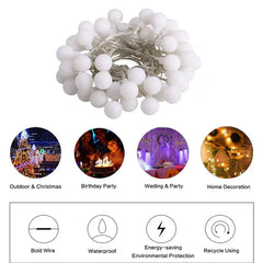 10m 20m LED String Lights Christmas Garland Fairy Light Wedding Street Decoration Waterproof Indoor Outdoor Lamp - Farefe