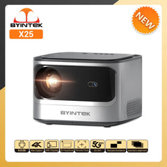 BYINTEK X25 Full HD Projector 1080P 4K Auto Focus WiFi Smart LCD LED Video Home Theater - Farefe