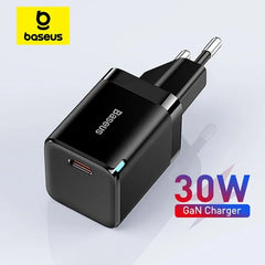 30W GaN Charger USB C Type C PD Fast Charger PD3.0 QC3.0 PPS Quick Charging For iPhone 15 14 13 Pro Max Tablets Laptops - Farefe