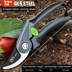 Upgrade Your Gardening Tools with this Premium Plant Trim Garden Pruning Shears and Saw Set - Farefe