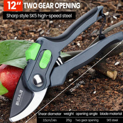 Upgrade Your Gardening Tools with this Premium Plant Trim Garden Pruning Shears and Saw Set - Farefe