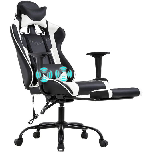 Elevate Your Gaming Experience with this Ergonomic Massage Gaming Chair - Farefe