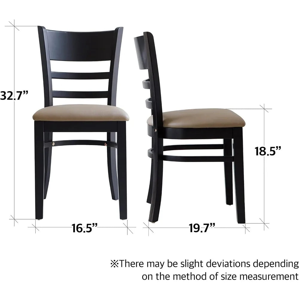 Cabin Dining Chair Set of 2 Chairs for Kitchen Room Dining - Luxury Modern Furniture Home - Farefe