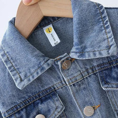 2023 Cartoon Daisy Denim Jacket For Girls Coat Spring Autumn Outerwear Kids Jackets 2-7 Years - Farefe