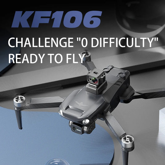 KF106 Mini 4K Drone with Dual Camera GPS and 360° Obstacle Avoidance
