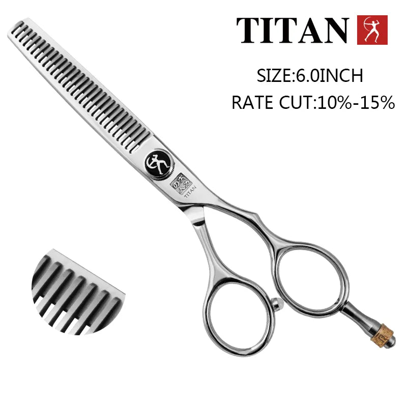 Titan Professional Hair Scissors - Precision Cutting and Thinning Shears for Barber - Free Shipping - Farefe