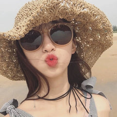 Stay Stylish and Protected with Trendy Summer Brown Sunglasses for Women