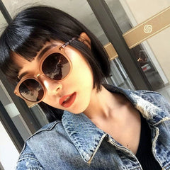 Stay Stylish and Protected with Trendy Summer Brown Sunglasses for Women