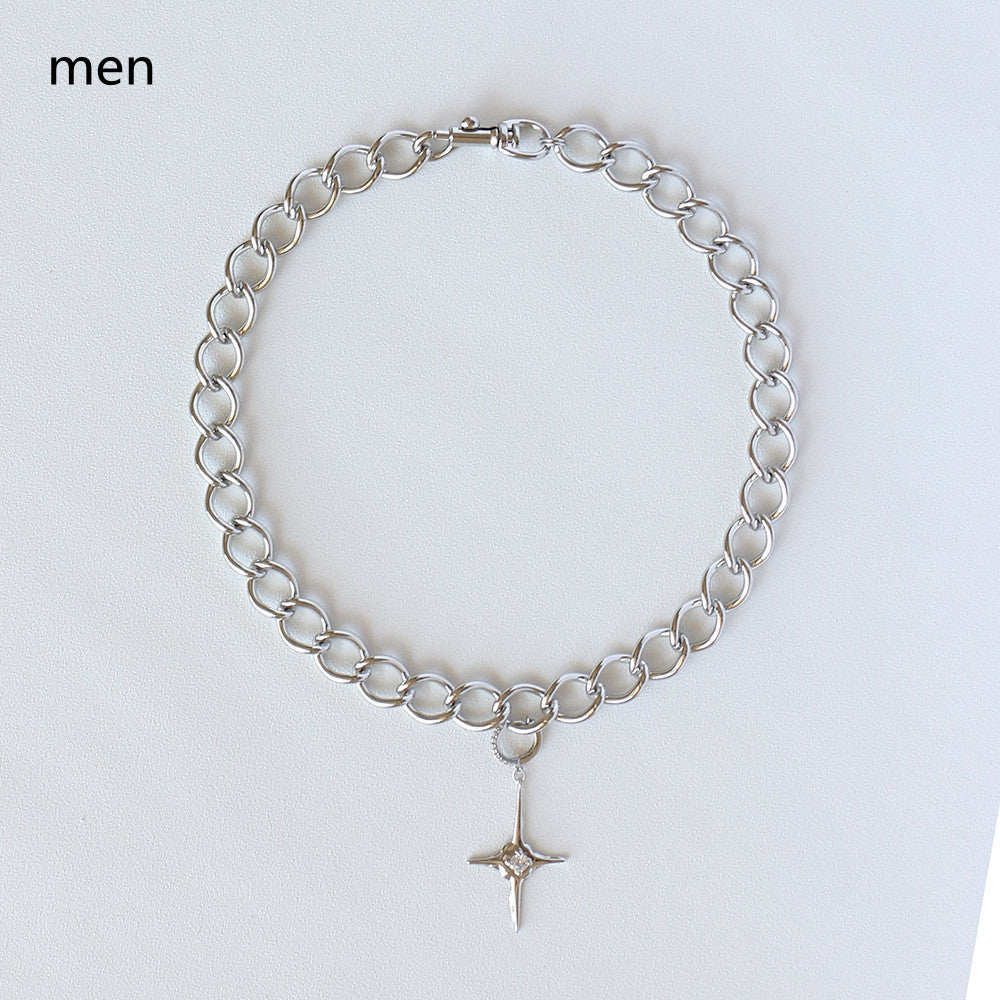 Stylish Metallic Cross Pendant Necklace for a Chic and Elegant Look