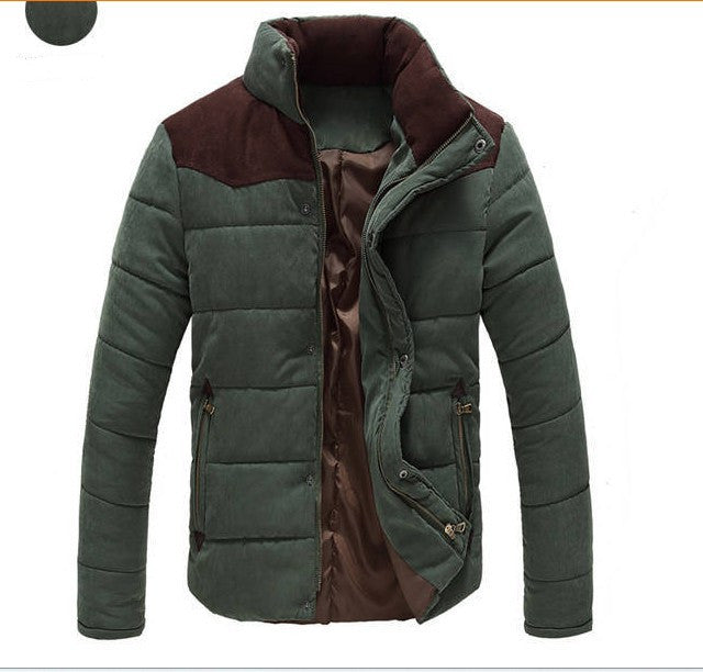 Warm Casual Parkas Men's Windbreaker Jacket Coats - Farefe
