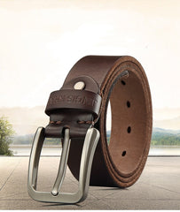 Handmade Casual Trend Men's Belts Cowhide - Farefe