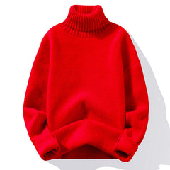 Sweater Men's Slim-fit Thickened Pullover Winter Shirt