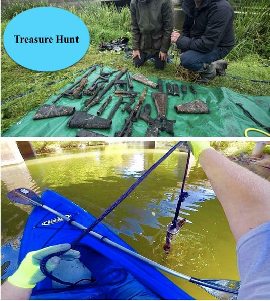 Powerful Fishing Magnet for Lake Treasure Hunt - Reliable Neodymium Magnet for Collecting Metal Objects