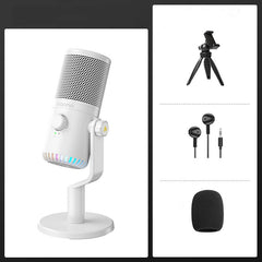 Computer Games Microphone Esports Dedicated Desktop with Wireless Connectivity and Heart-shaped Pointing - DM30 - Farefe