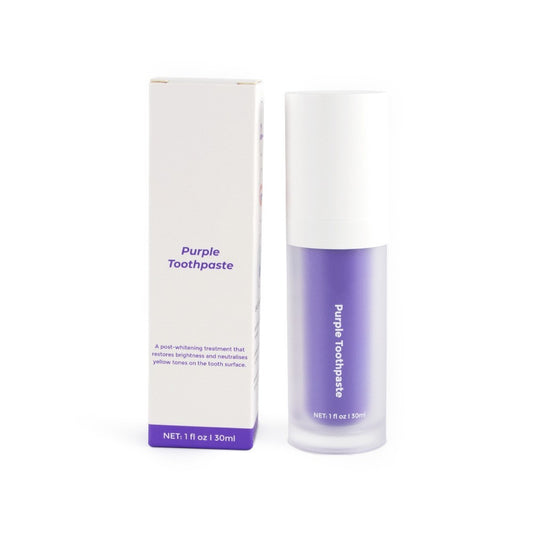 Get a Brighter Smile with V34 Purple Mousse Toothpaste!