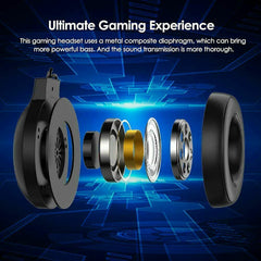 3.5mm Gaming Headset With Mic Headphone For PC Laptop Nintendo PS4 - Farefe