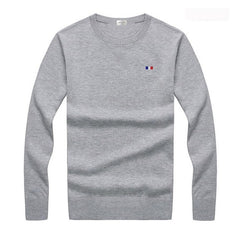 Cotton Embroidery Long Sleeve Fashion Men's Sweater