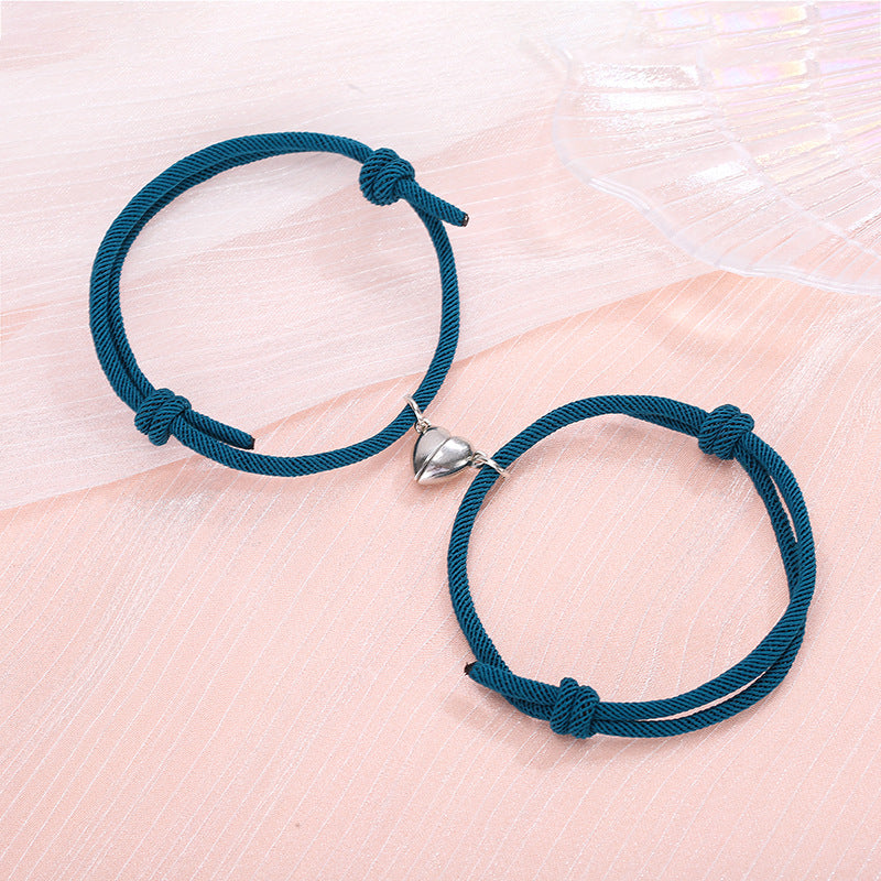 Attract Love with These Alloy Magnetic Couple Bracelets - Farefe