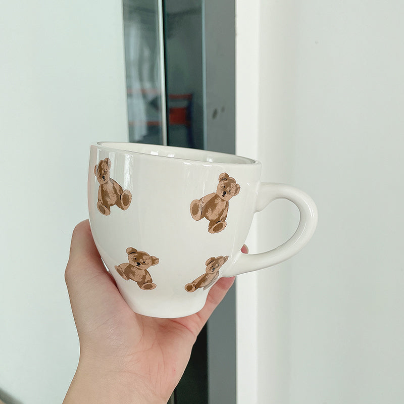 Household Fashion Bear Ceramic Bowls And Tableware