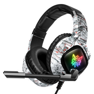 Headphones RGB Light Subwoofer Wired Headphones - Farefe