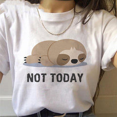 Sloth Kawaii Women's T-shirt - Cute and Creative Street Style