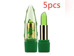 Color Changing Aloe Vera Gel Lipstick for Moisturized and Hydrated Lips