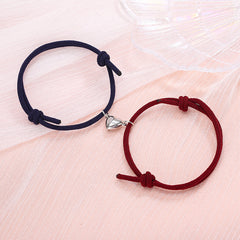 Attract Love with These Alloy Magnetic Couple Bracelets - Farefe