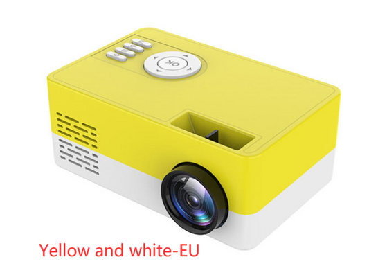 Gift Home Entertainment Projector Handheld Mini LED Projector - 240p Resolution | 18W Power | 60cm Projection Screen | Lightweight 0.24kg - Farefe