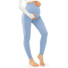 Maternity Yoga Pants Abdominal Support Belly Belt Cotton Blend Tight Trousers