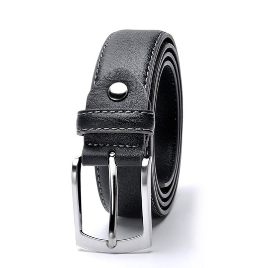 Men's Pin Buckle Leather Leisure Belt - Farefe