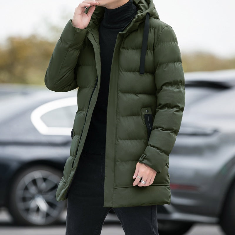 Winter Warm Long Hooded Windproof Coat - Farefe