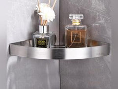 Bathroom Corner Shelf Stainless Steel Storage Rack - Modern and Simple Design