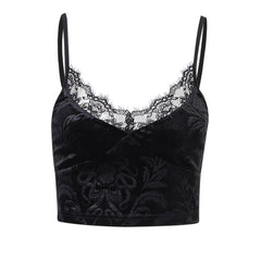 Gothic Ladies Lace Camisole Tank Top