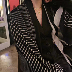 Women's Elegant Geometric Cotton Scarf - Beige, 180x90CM