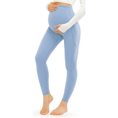 Maternity Yoga Pants Abdominal Support Belly Belt Cotton Blend Tight Trousers