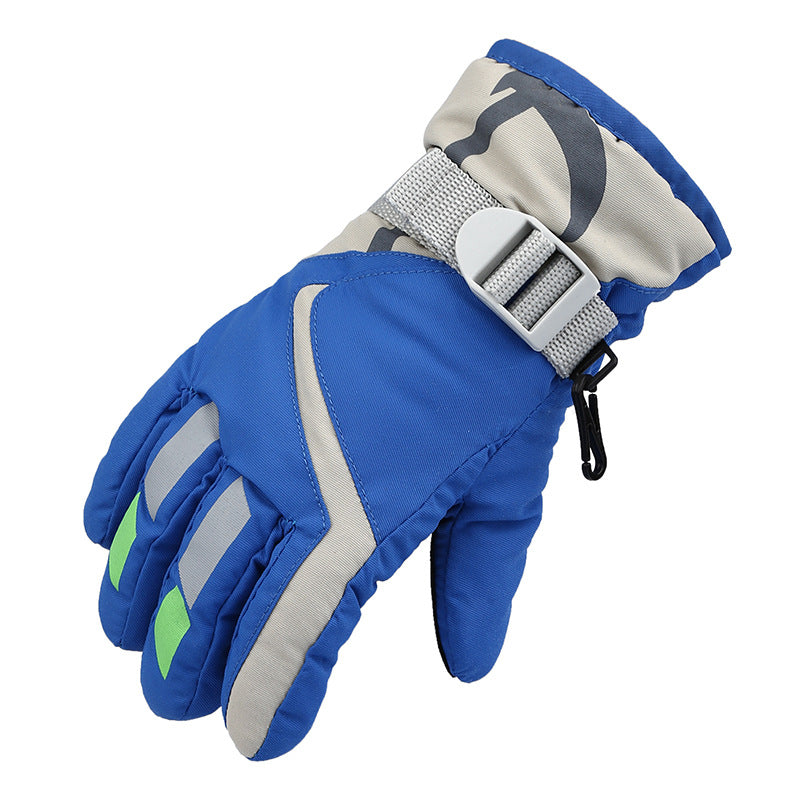 Outdoor Kids Split Finger Ski Gloves - Keep Warm in Winter and Autumn (Ages 4-7) - Farefe