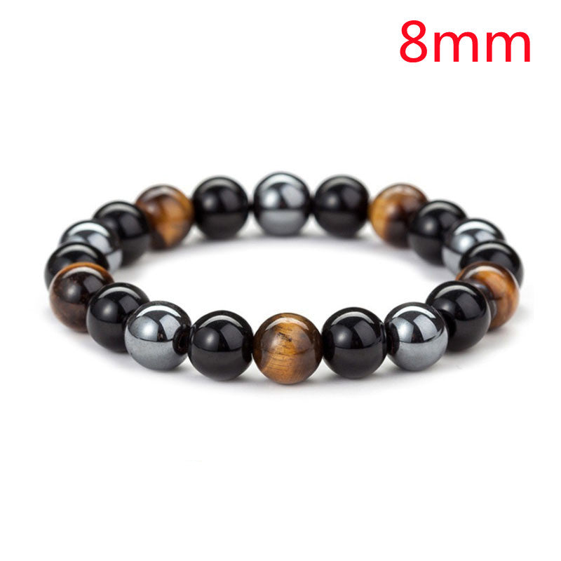Tiger Eye Stone Bracelet - Embrace Natural Beauty and Wellness with This Hand-Woven Bracelet - Farefe