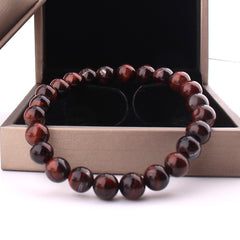 Vintage Style Red Tiger Eye Bracelet: Embrace Radiant Energy and Defeat Fatigue