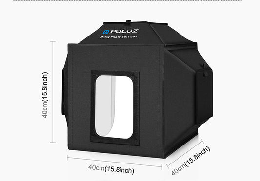 40cm LED Folding Product Photo Light Box Easy-to-Use Studio Shooting Light - Farefe