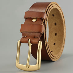 Handmade Casual Trend Men's Belts Cowhide - Farefe