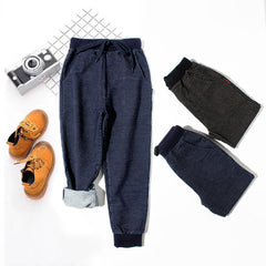Boys' Knitted Casual Jeans - Stripes and Solid Colors - Farefe