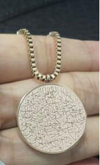 Stainless Steel Arabic Disc Necklace Bracelet Set - Elevate Your Style with Personalized Charm - Farefe